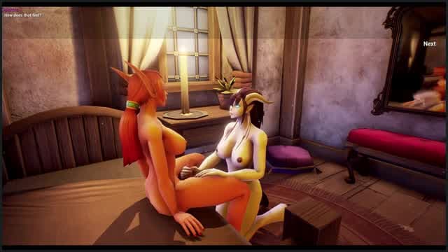 Futa Elf Fucks Female Draenei