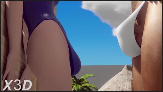 Pharah And Ashe At The Beach