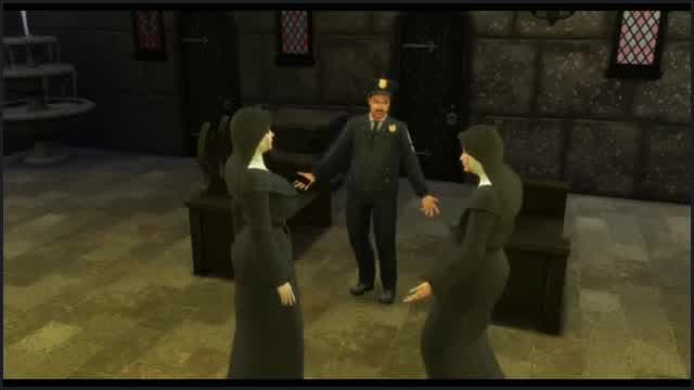 Shemale Nuns Fuck Criminal