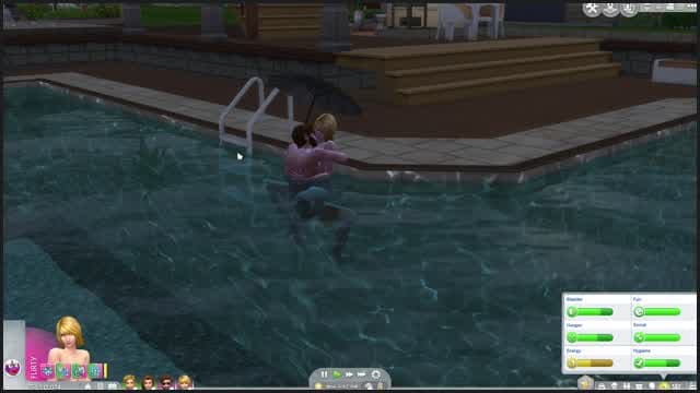 The Sims 4 Pool Sex In Rain